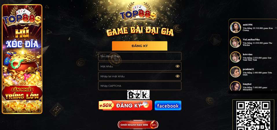 Tổng quan về trang web trò chơi Win58 - Win58