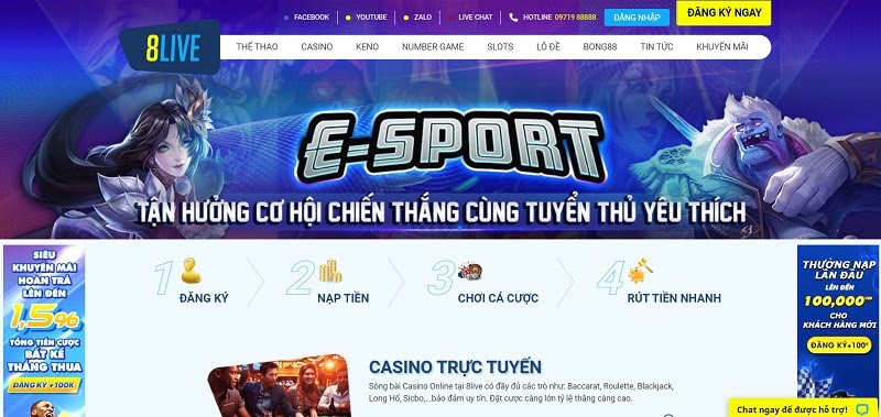 Trang web của Debet có thông tin về tất cả các khu cắm trại - Debet
