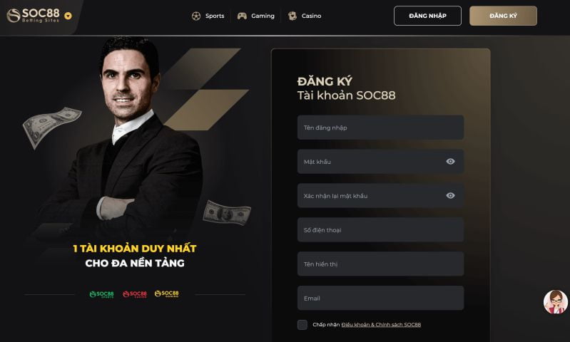 Các bước nạp tiền và đổi điểm cá cược tại Công ty 88Online Gaming - 88Online